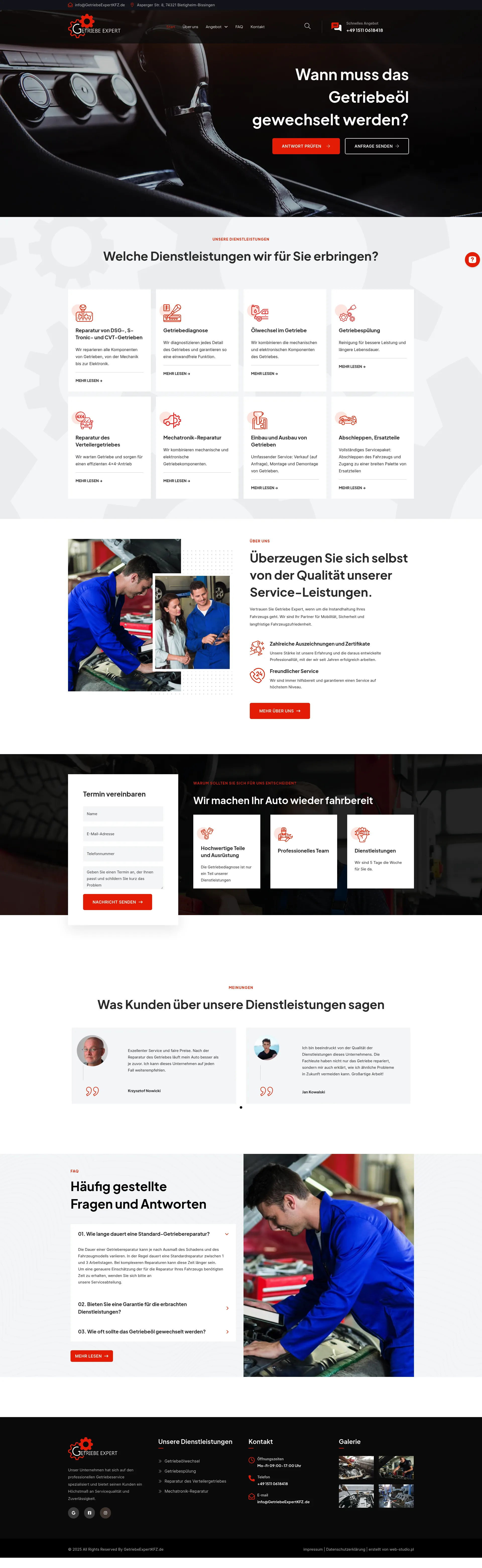 Getriebe Expert KFZ - Screenshot